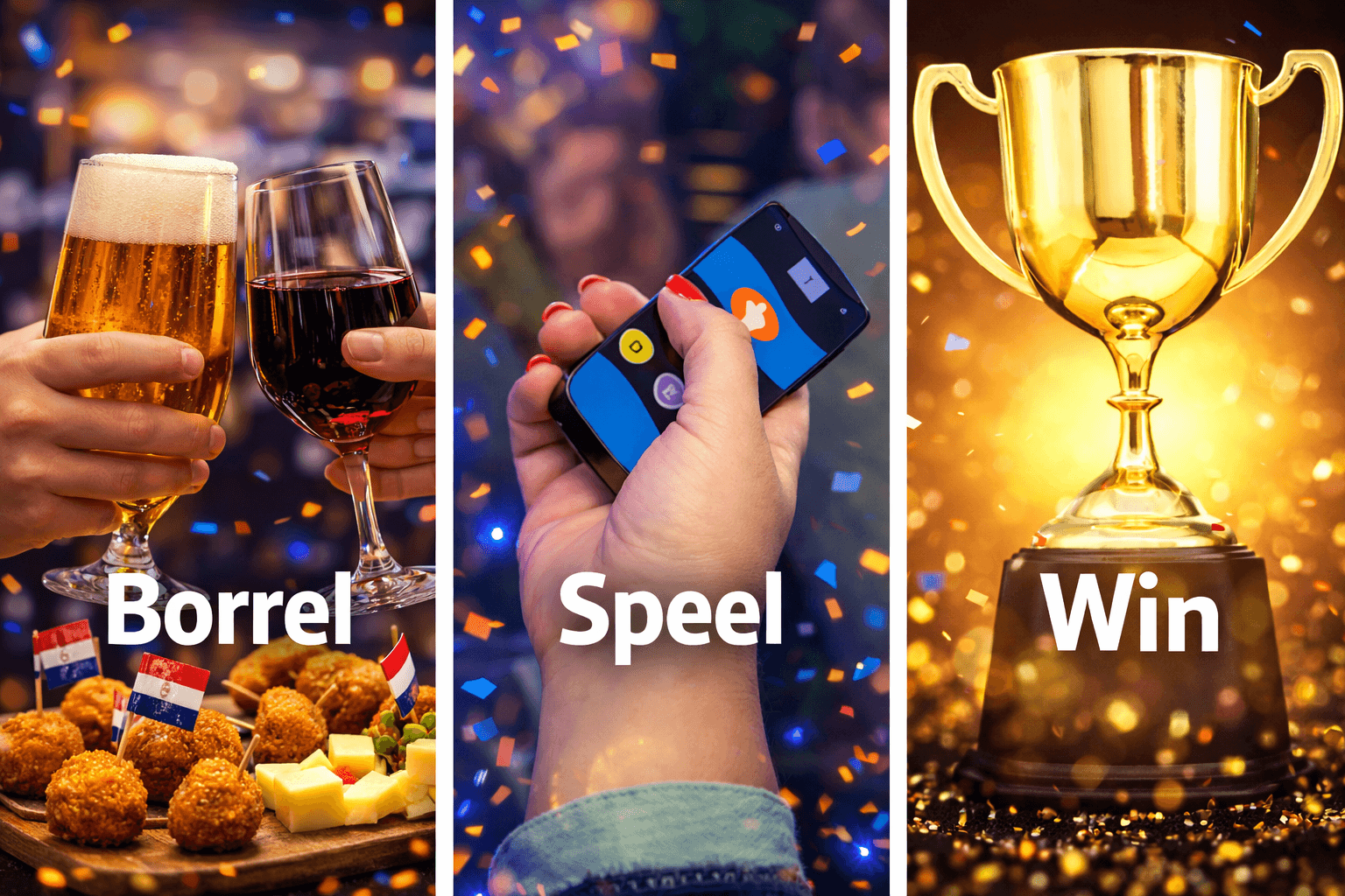 Borrel, Speel & Win